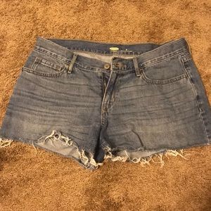 Denim shorts